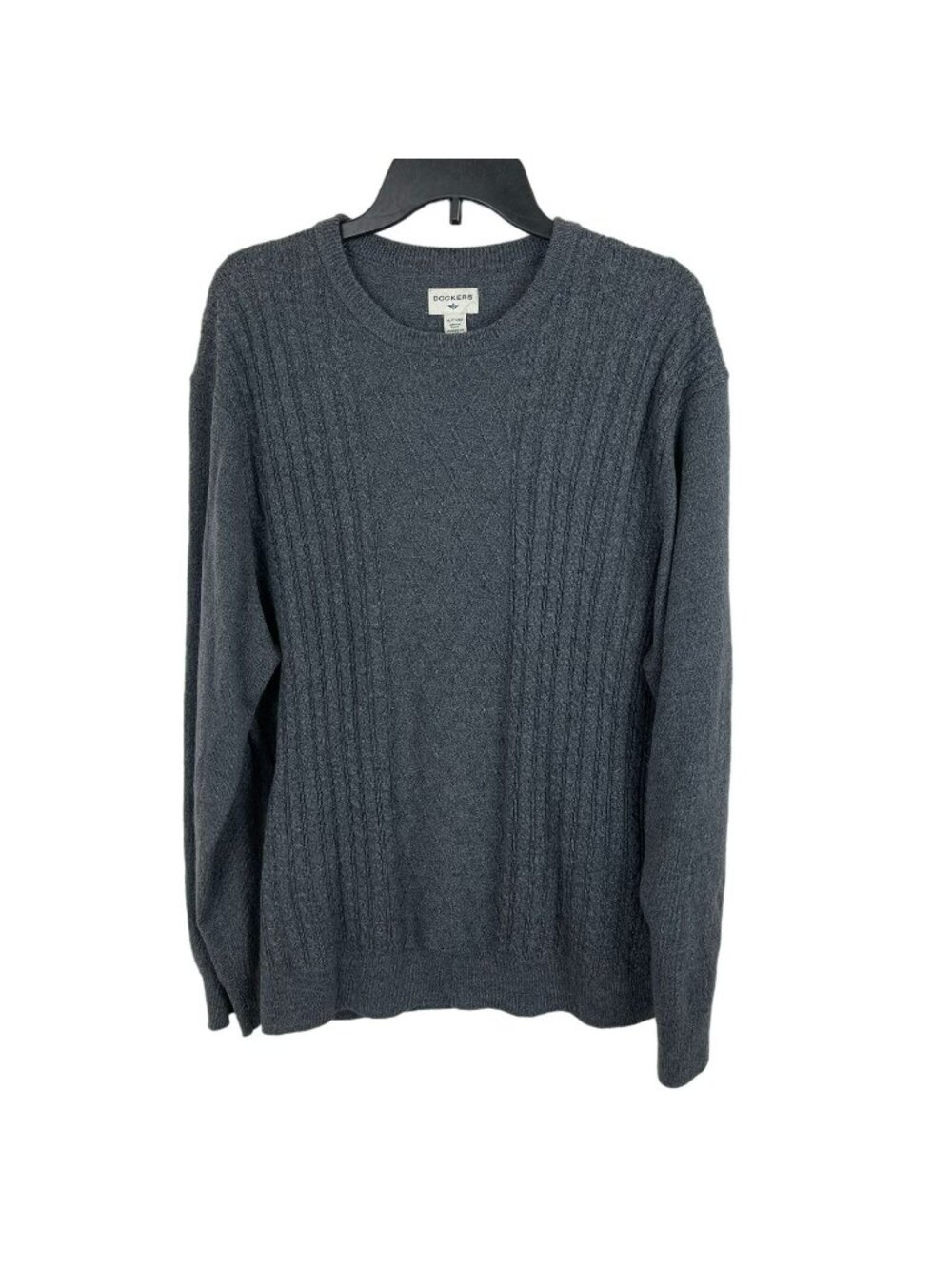 Dockers Men Long Sleeve Pullover Crew Neck Knit Sweater Size XL